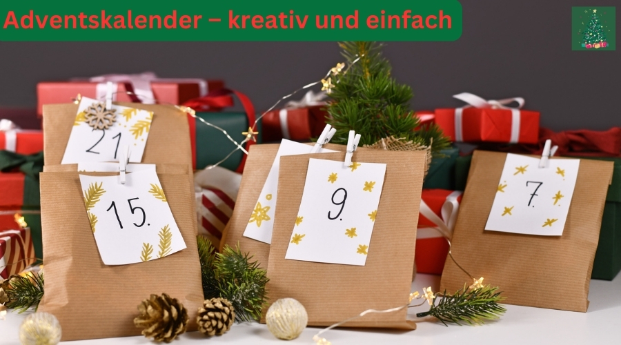 Weihnachten 4U - Adventskalender kreativ und einfach