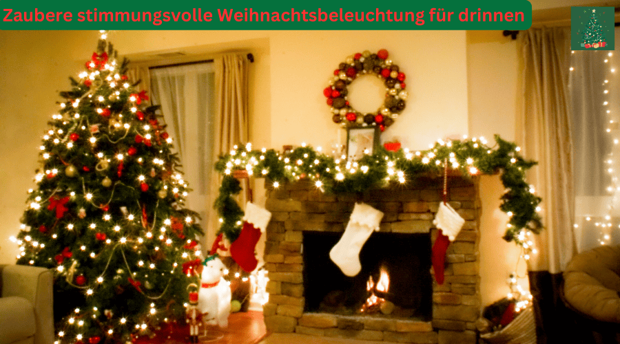 Zaubere stimmungsvolle Weihnachtsbeleuchtung für drinnen.